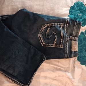 Silver jeans brand,  capris